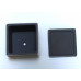 Горшок для цветов керамический с поддоном ДВ-темн кубик высокий d12/h17см NK02/5