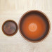 Горшок для цветов керамический с поддоном Модерн бутон шоколад 37см (6-05)  55-505