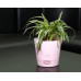 Горшок для цветов пластиковый с поддоном «Le parterre» 0,7л (розовый)