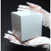 Горшок для цветов керамический с поддоном для цветов Белый кубик 12*12/h13см NK11/1