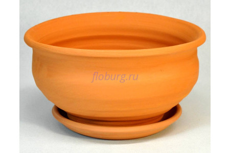 Горшок для цветов керамический с поддоном «Фиалочница №0 терракотовый» 2-00 32-000